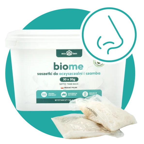 Produkt BioMe Saszetki Septic Tank Bags - saszetki do oczyszczalni ścieków i szamba marki EcoBen