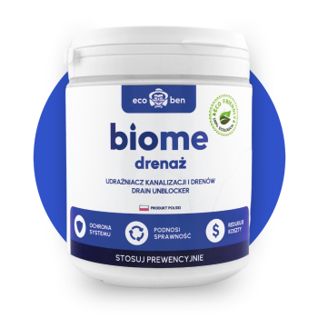 BioMe drenaż - udrażniacz kanalizacji i drenów