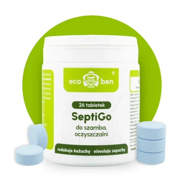 Tabletki SeptiGo - Tabletki biologiczne do szamba, oczyszczalni - obrazek 1
