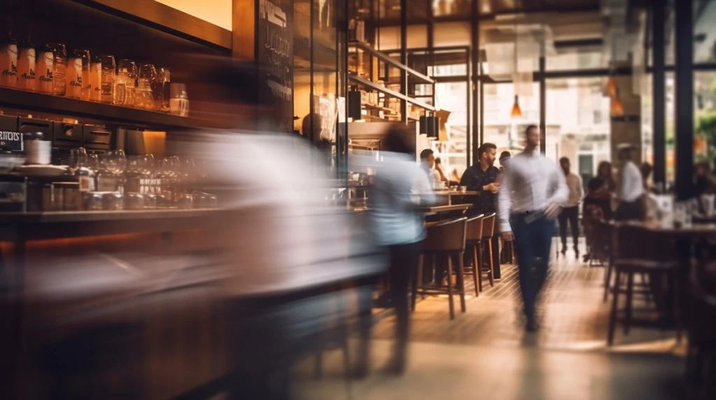 Uchwycenie rozmazanego kadru z pracy w branży HoReCa | EcoBen