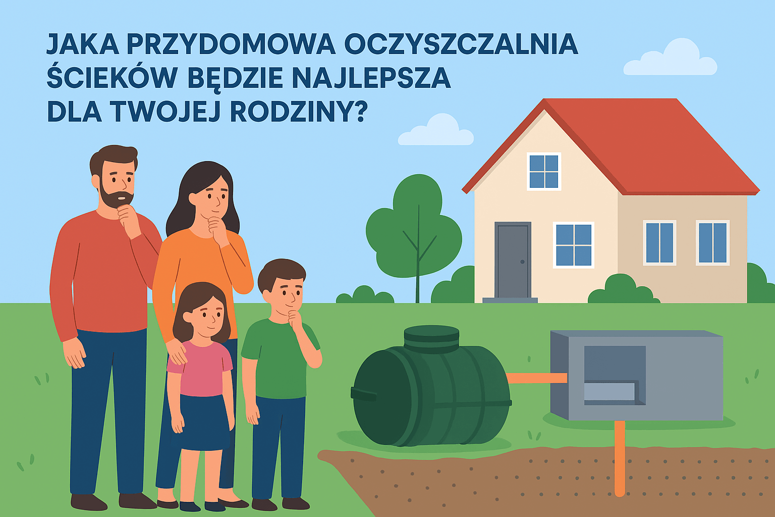Jaka przydomowa oczyszczalnia ścieków będzie najlepsza dla Twojej rodziny?