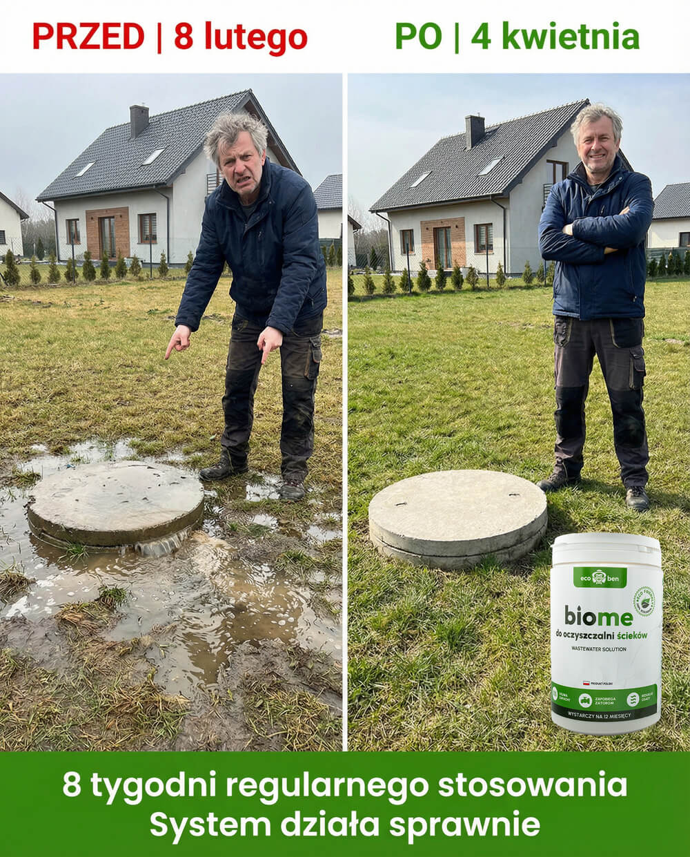 Efekt działania BioMe 4