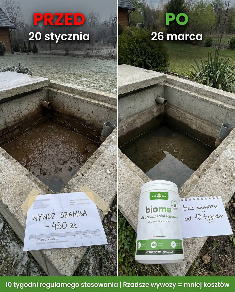 Efekt działania BioMe 1