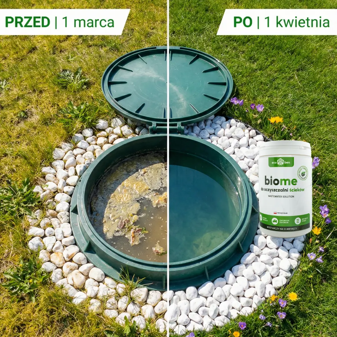 BioMe Wastewater Solution — produkt i opakowanie