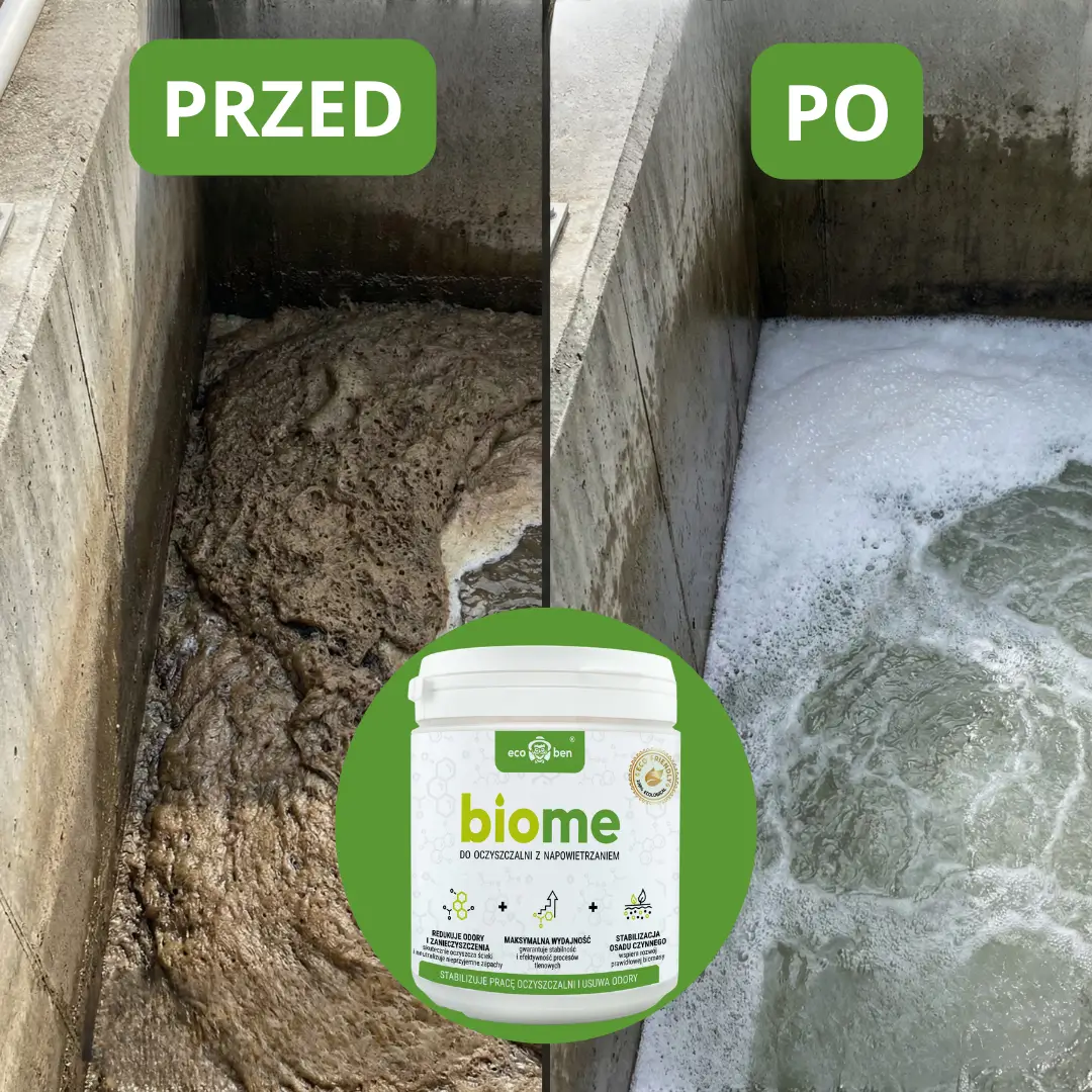 Bakterie BioMe do oczyszczalni SBR — formuła Bio-Tlenowa dla systemów z napowietrzaniem