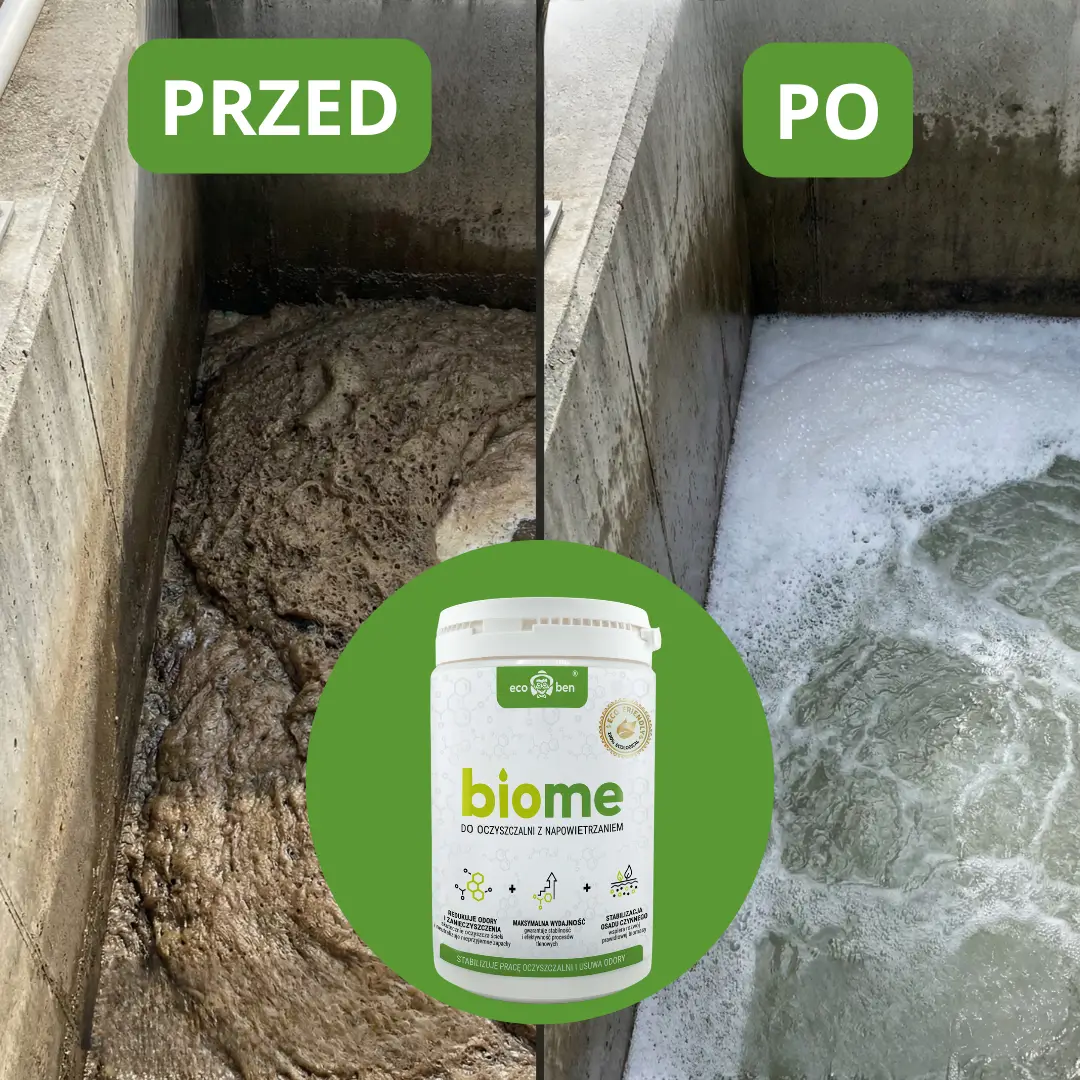BioMe do oczyszczalni z napowietrzaniem — dozowanie i instrukcja stosowania