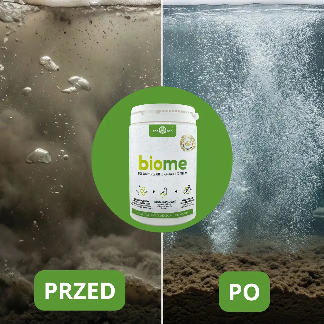 BioMe bakterie do oczyszczalni z napowietrzaniem — produkt