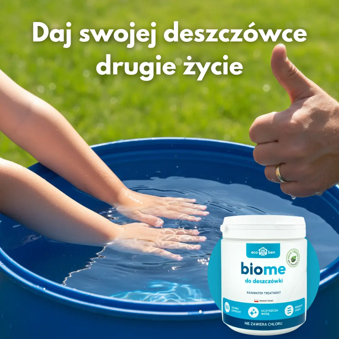 Schemat działania BioMe do deszczówki – koagulacja i biologia
