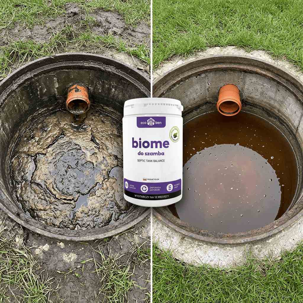 BioMe preparat do szamba – czyste szambo po zastosowaniu preparatu