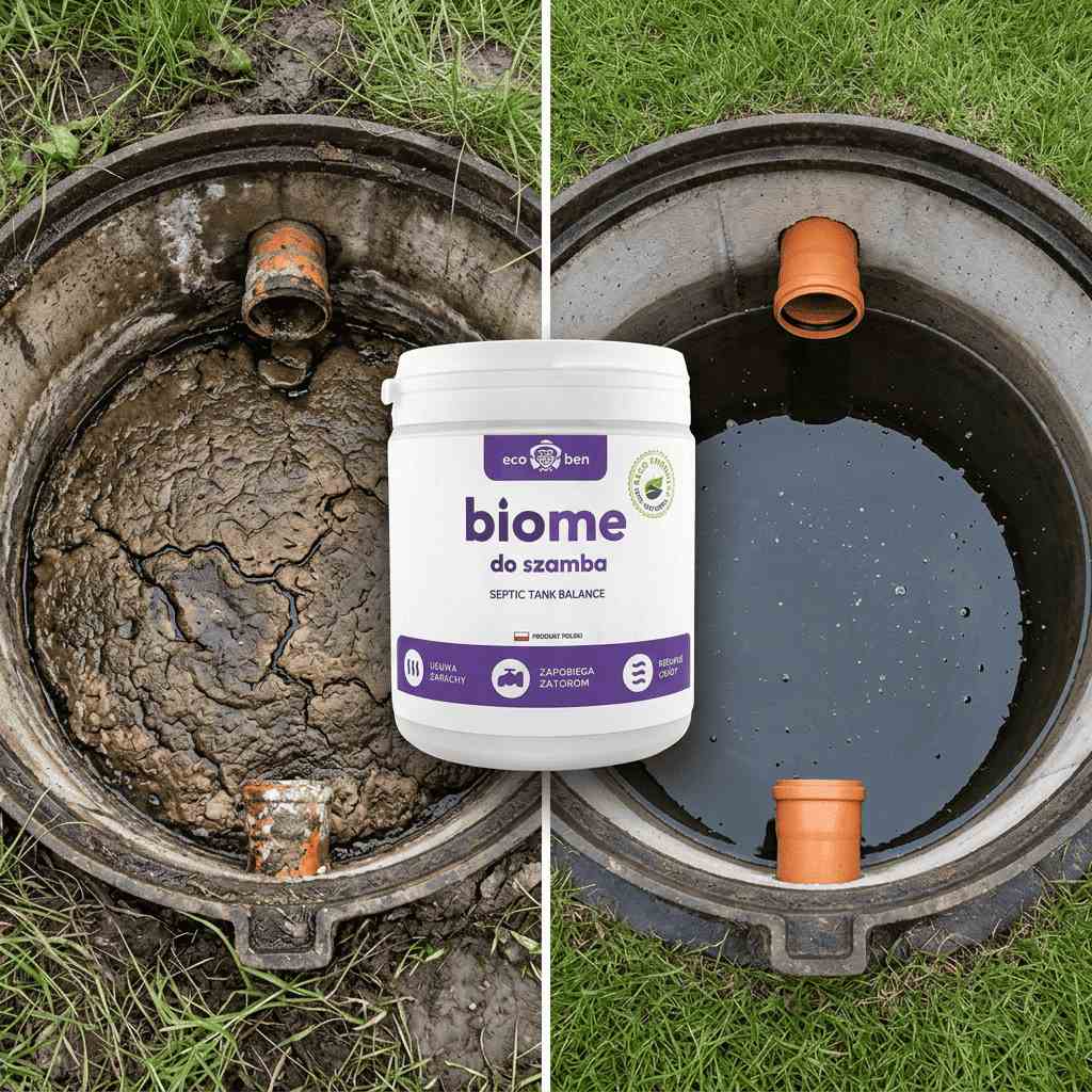 BioMe do szamba – efekt przed i po – zdjęcie 2