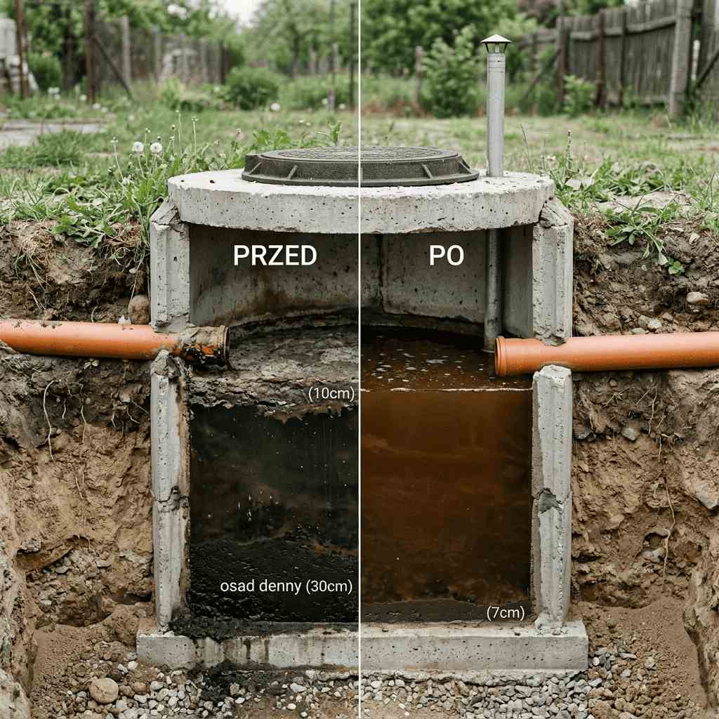 BioMe Septic Tank Balance – efekt przed i po – zdjęcie 3
