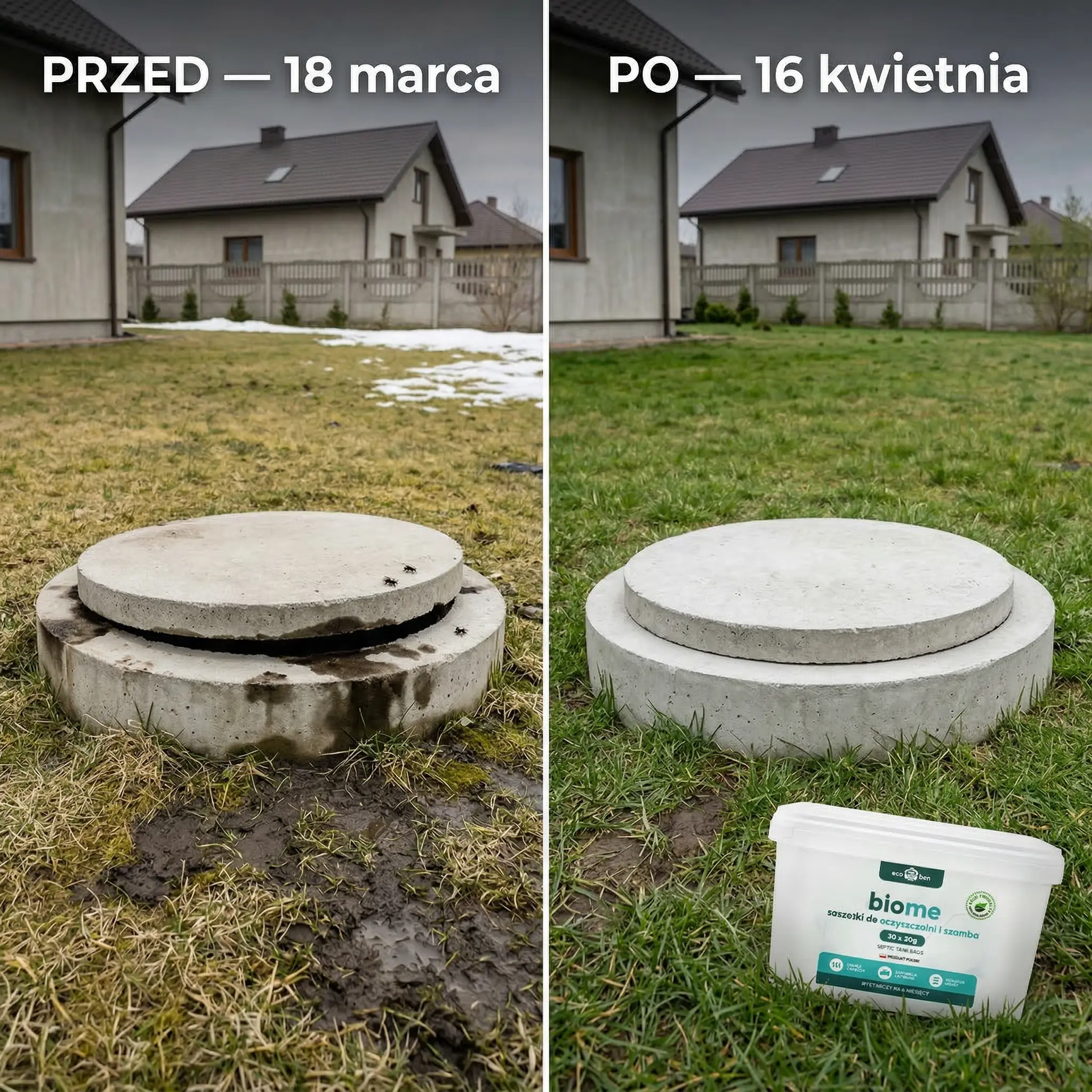 Porównanie chemii i biopreparatu BioMe do oczyszczalni