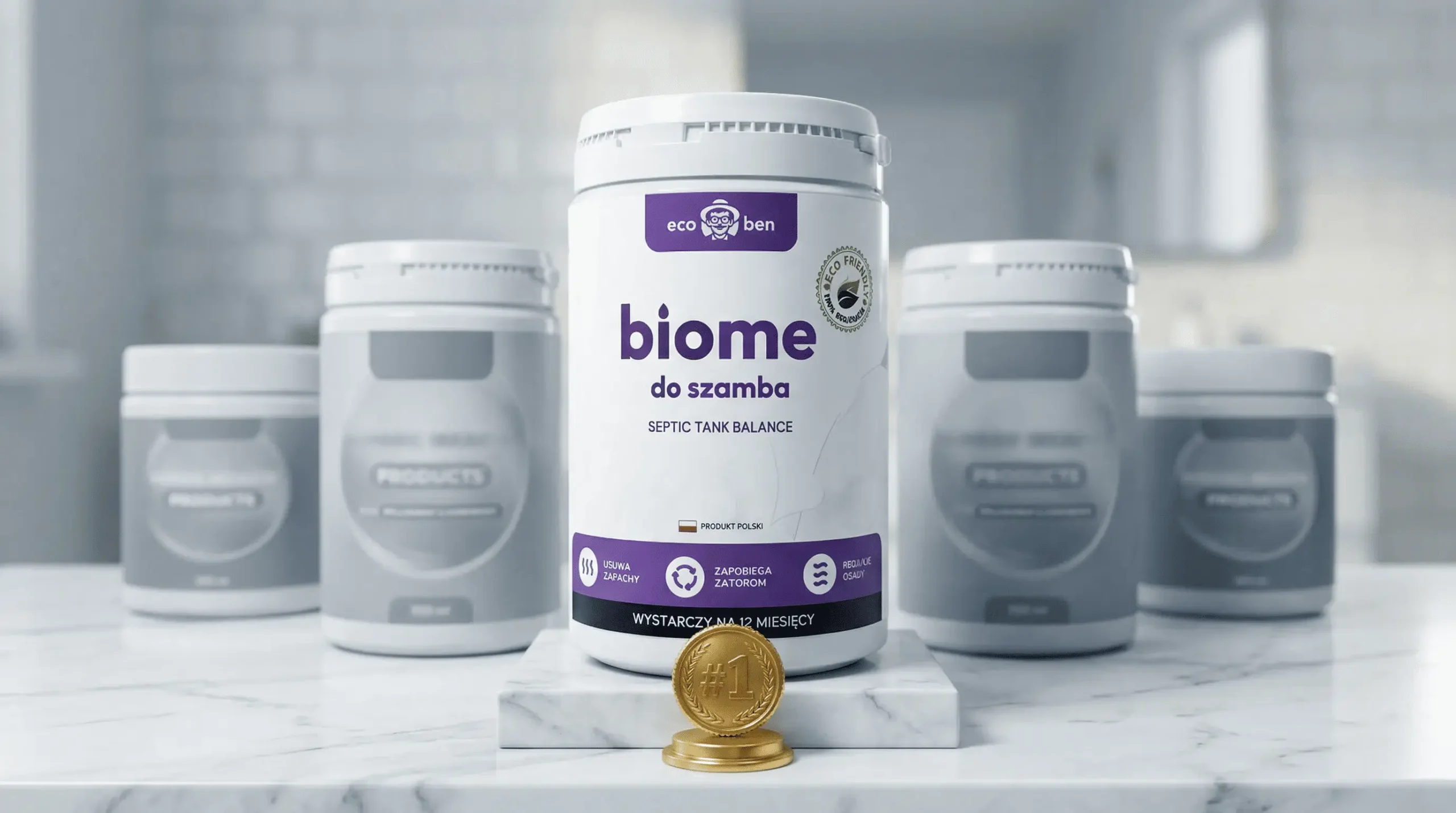 BioMe do szamba Septic Tank Balance — preparat bakteryjny EcoBen na miejscu #1 w rankingu biopreparatów do szamba 2026