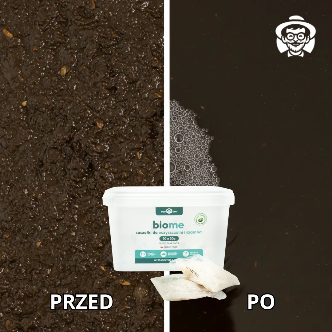 Efekty stosowania BioMe Saszetki Septic Tank Bags