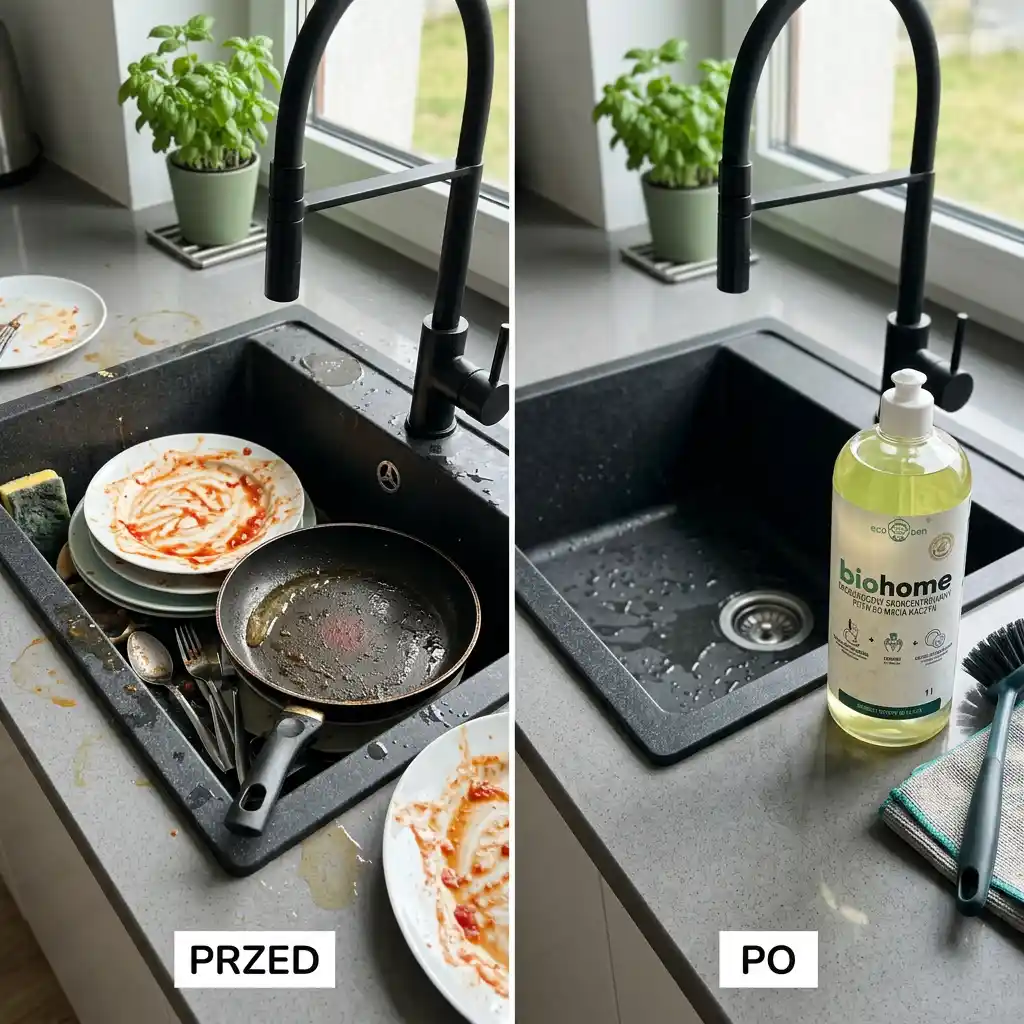 BIOHOME Płyn do Mycia Naczyń – tłuszcz z patelni, zdjęcie 4