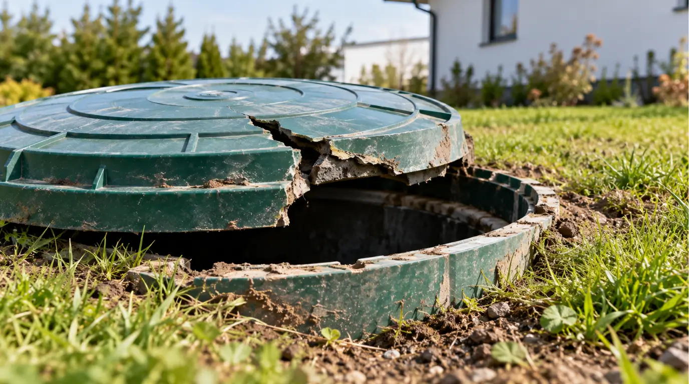 Uszkodzona pokrywa szamba dlaczego to groźne i jak ją naprawić lub wymienić