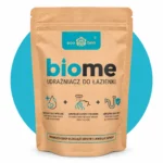 BioMe Udrażniacz do Łazienki 250 g – brązowy doypack kraft z turkusowym nadrukiem